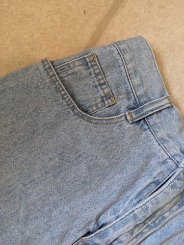 Vtg Northcrest Girls shorts Size 16 Raw Edge Waist 25in Inseam 5in - Picture 3 of 5