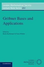 Grobner Bases and Applications, Paperback by ...