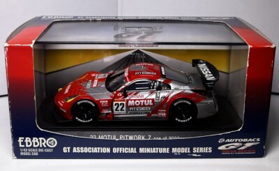 Ebbro 1/43 JGTC 2004 Motul Pitwork Z Nissan Silver/Red [572]