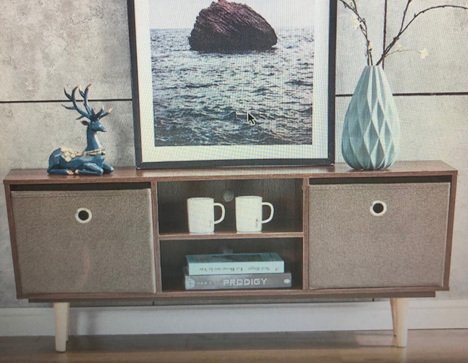 High Gloss Wooden TV stand