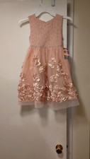 Little Girl Brand New Pink Dress Size 5 Nannette kids 