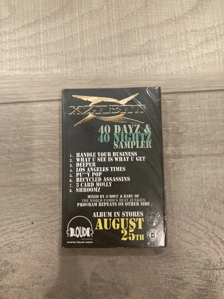 RARE Xzibit 40 Dayz Sampler Cassette Loud Sealed - Image 2 of 2