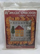 Hazels Needlework Kadoodles Applique Embroidery Sampler Pillow Kit
