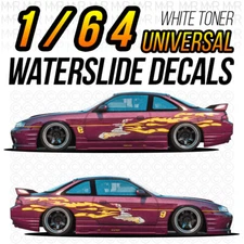 1/64 LETTY 240SX S14 FAST N FURIOUS Custom Universal WaterSlide Decal for Hot