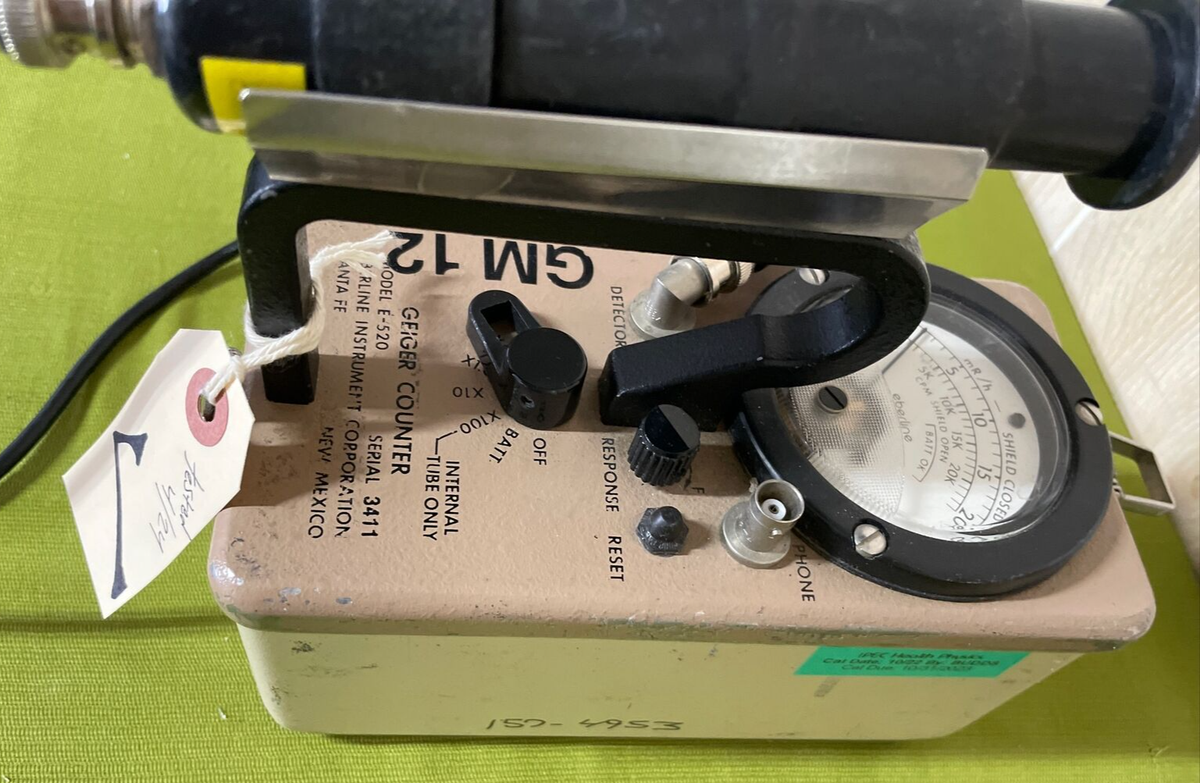 Eberline E520 Radiation Geiger Counter Meter with HP270 Probe | eBay