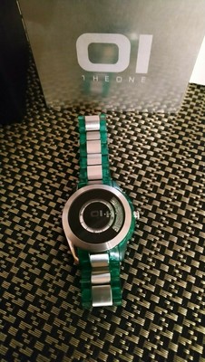 01Theone Men'S An08G08 Spinning Wheel Classic Analog With Enamel Bezel Watch (4897021442034)