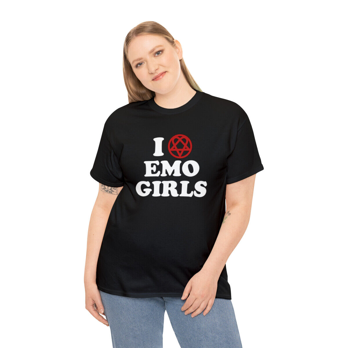 I Love Emo Girls Goth Emo T-Shirt