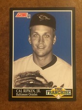 Cal Ripkin Jr 849 The Franchise Score 1991 MLB Baseball Trading Card