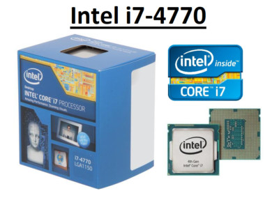 Intel Core i7-4770 SR149 ''Haswell'' 4 Core, LGA1150, Takt 3,4 - 3,9 GHz CPU