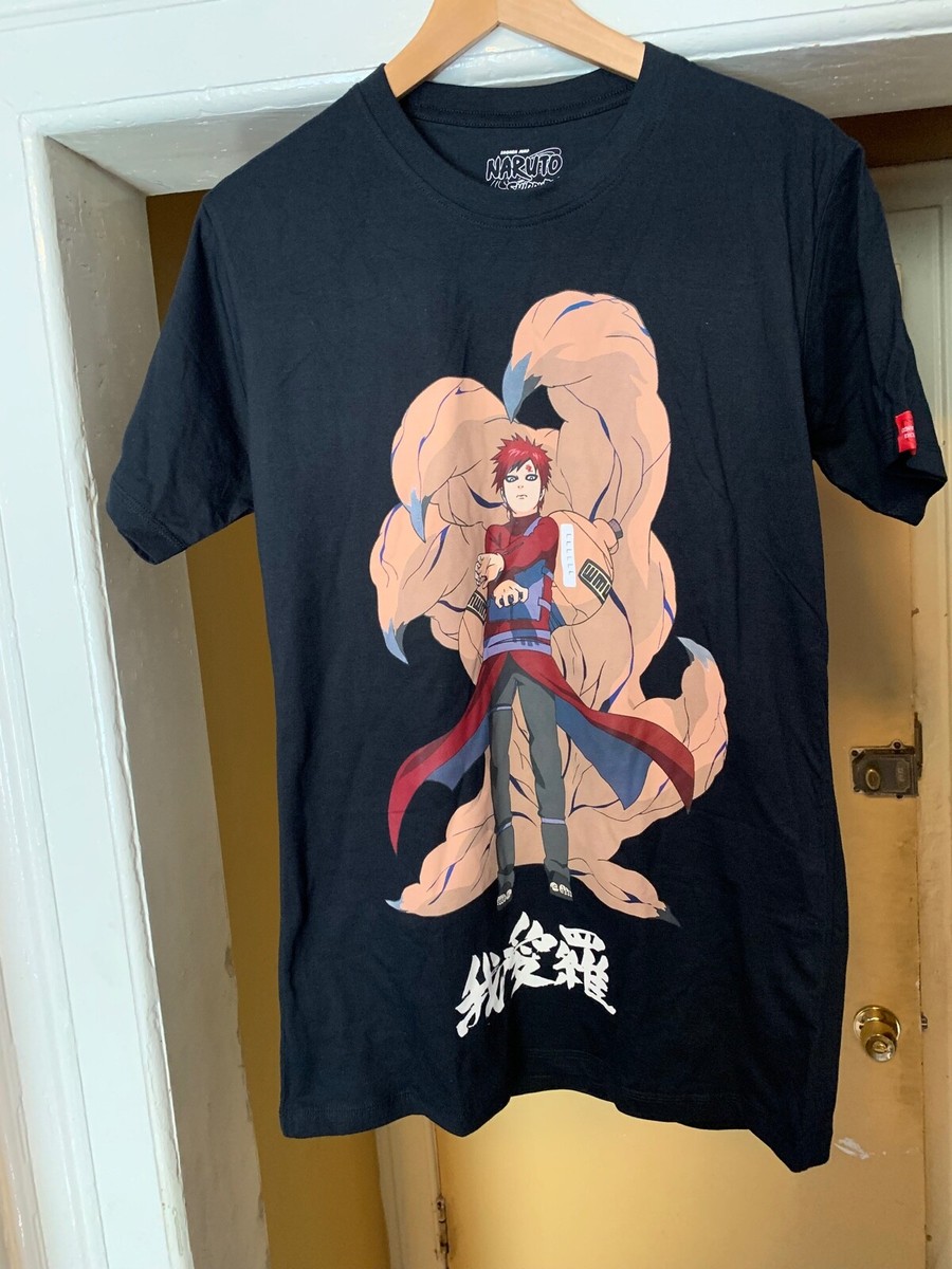 Naruto Shippuden Mens Vintage T-Shirt - Gaara Standing in