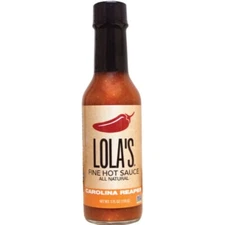 Lola's Fine Hot Sauce Carolina Reaper -100% All Natural, Plant Based (Pack of 3)