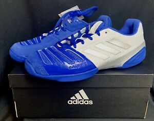 Adidas D'Artagnan V Blue \u0026 White Fencing Shoes New in Box NIB Mens 5.5 |  eBay