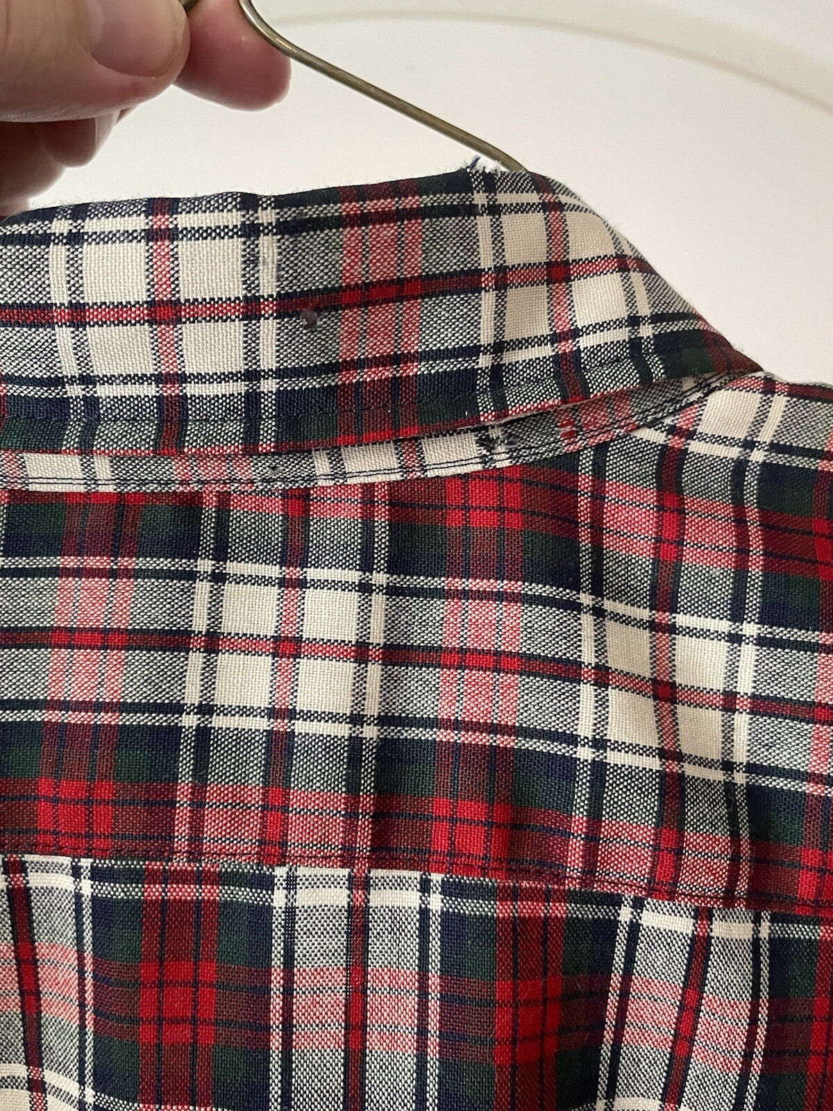 Pendleton Lightweight 100% Virgin Wool Red/Blue/W… - image 3