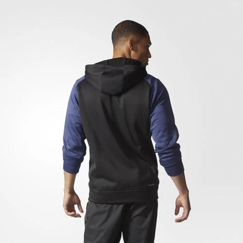 Nova Jaqueta Masculina Autêntica Adidas Tech Fleece Zíper Completo com Capuz Preta Grande Extra Grande - Imagem 4 de 4
