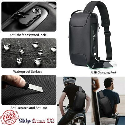 ON SALE!! Backpack Waterproof Anti-theft Sling Bag Chest Cross body Pouch  US