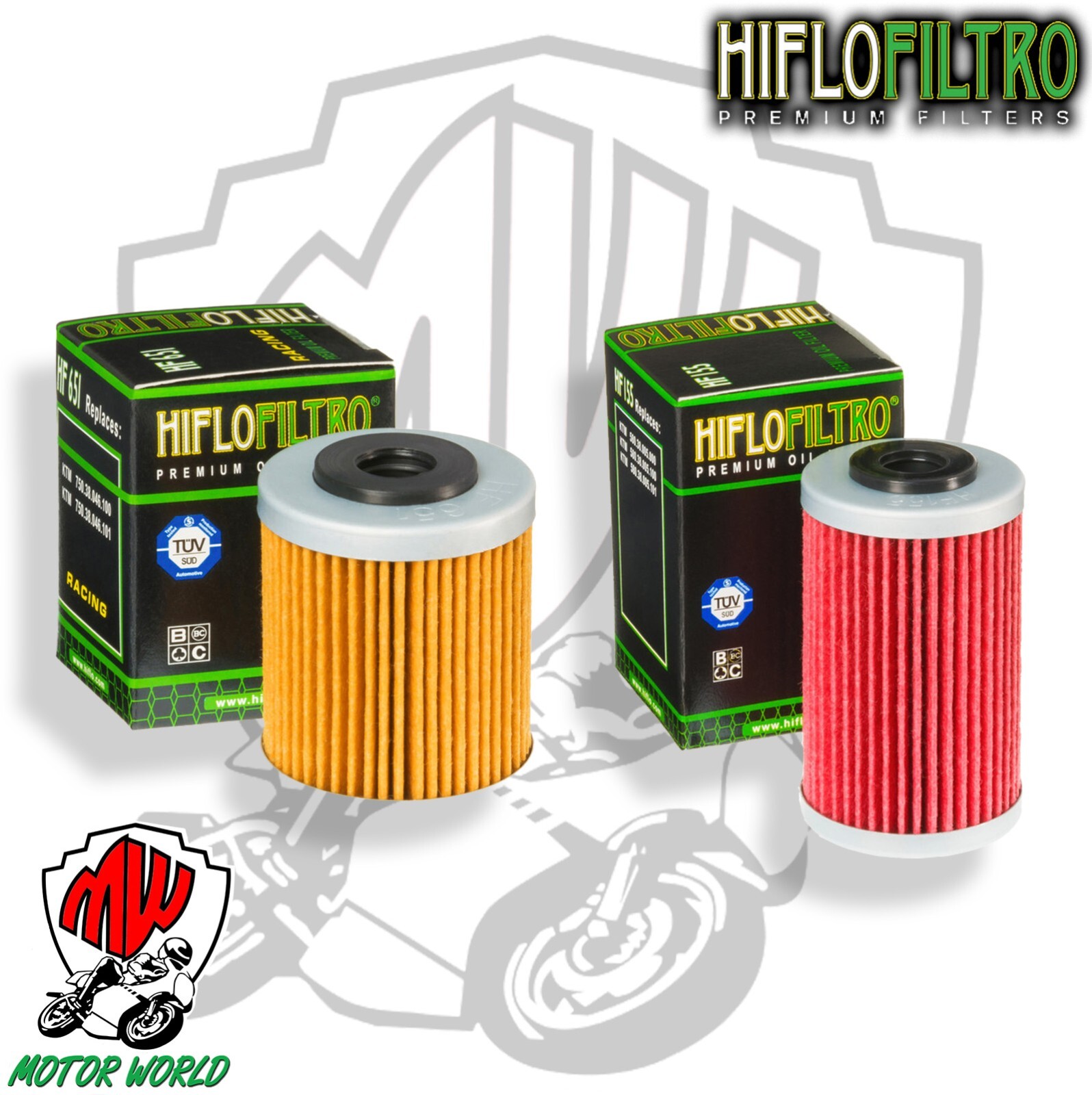 Hiflo HF650 Ölfilter - Passend Für KTM 1190 RC8 2008-2010