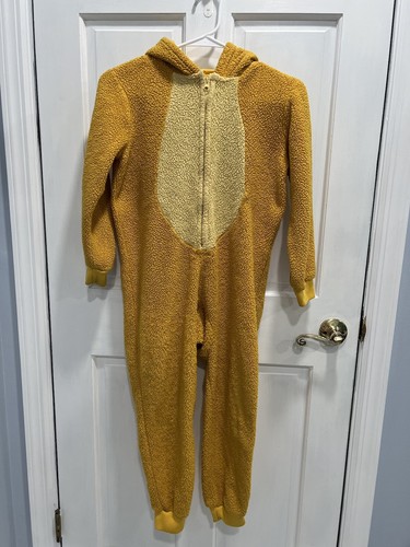 KIDS Disney Store One Piece Romper Costume Pajama With Hood Size 7/8 Pre Loved - Picture 2 of 7