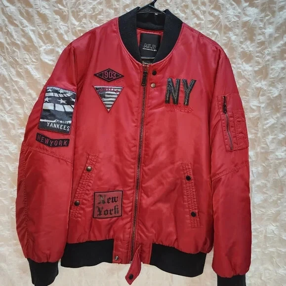 Official MLB Korea NYC Yankees Bomber Jacket (Rarely find in USA) M/L