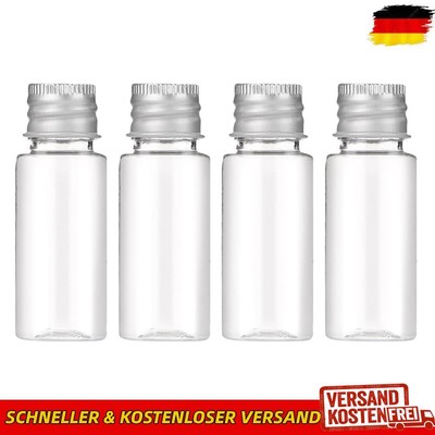 4Pcs 20ml Barbecue Seasoning Bottle Clear Seasoning Bottle for Outdoor Barbecue