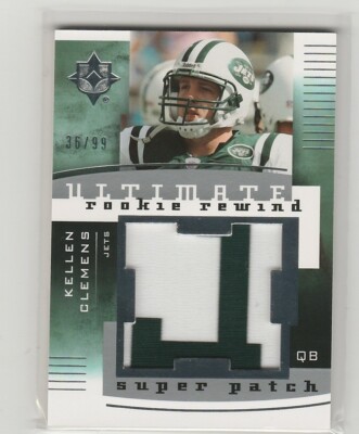 KELLEN CLEMENS 2007 ULTIMATE COLLECTION ROOKIE REWARD SUPER PATCH RELIC #'D /99