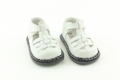 TENDER TOES Toddler Baby Rubber Sole Leather 9501BK/9501WT