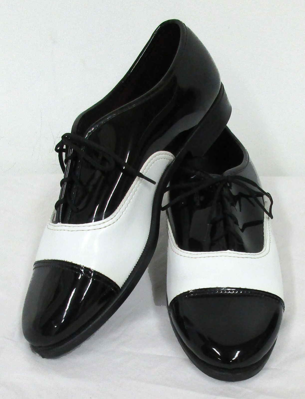 Black & White Formal Tuxedo Shoes Spats Wedding Prom Costume Vintage ...