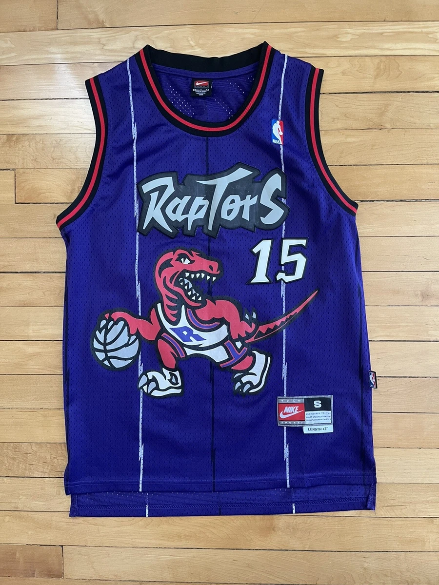 NWT Autographed Nike Authentic Toronto Raptors Vince Carter 15 Jersey Mens  44 L