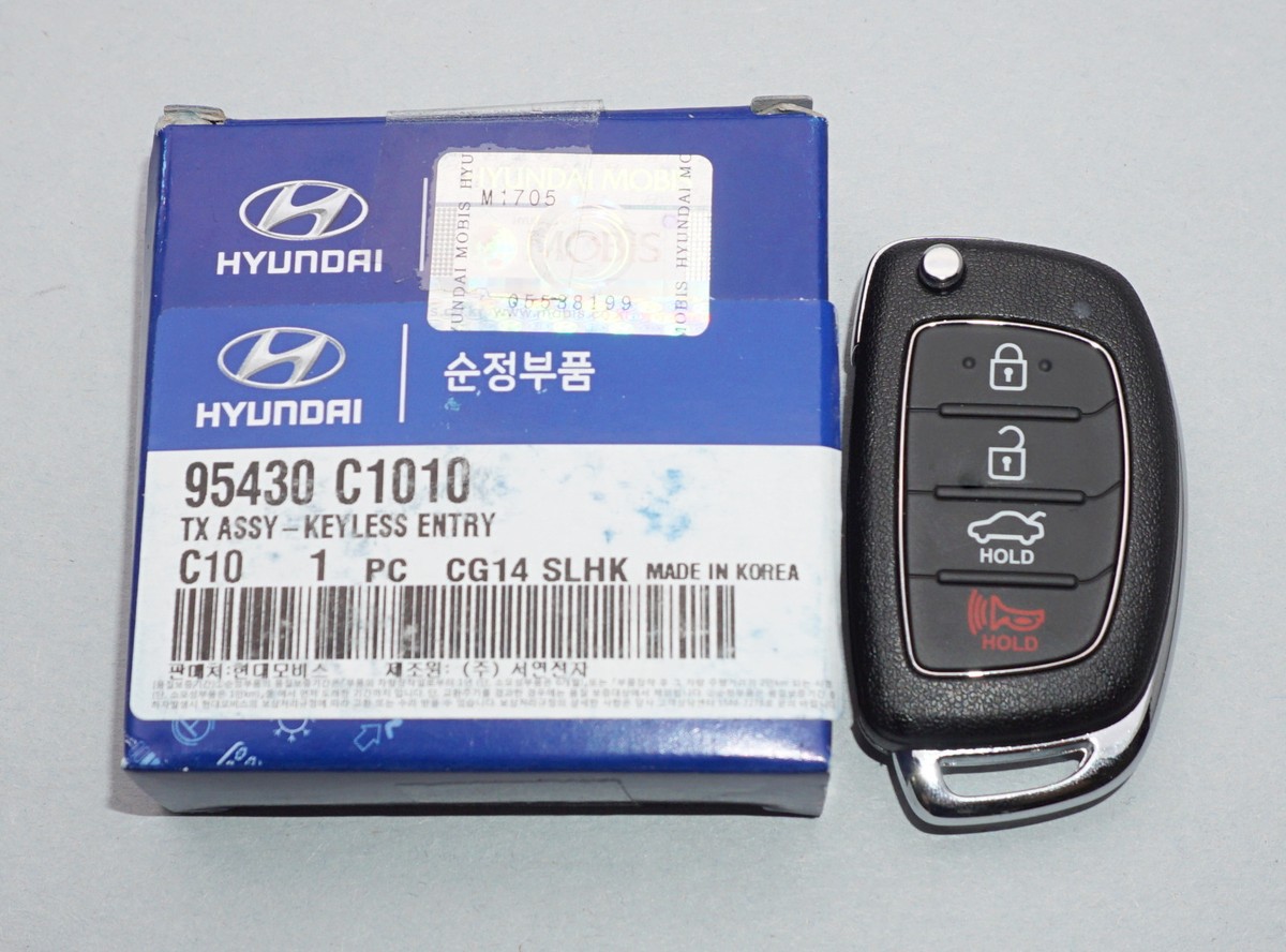 LIKE NEW OEM HYUNDAI SONATA FLIP KEY KEYLESS REMOTE FOB TQ8-RKE-4F16 95430-C1010 - Foto 4