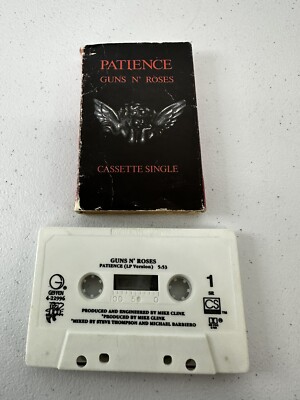 Guns N' Roses Cassette Single Tested Side A Patience/ Side B