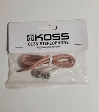 Koss Cl3n Stereophone Lightweight Earbuds NEW