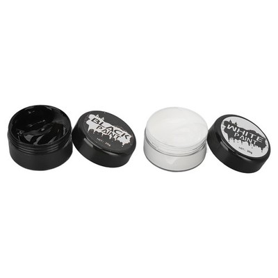 Halloween Face Painting Kit Schwarz Und Weiß Hoch Pigmentierte Face Body Paint