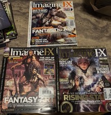 3 ImagineFX Mags: Fantasy Art Issues 21, 60, 61 DVD Workshops/Extras