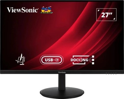 Viewsonic VG2709U-2K 27'' WQHD IPS Display USB-C Monitor HDMI DP VESA