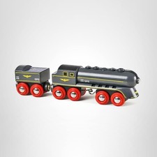 BRIO World Speedy Bullet Engine Train Toy For Kids Age 3 Years Up - Railway Acc