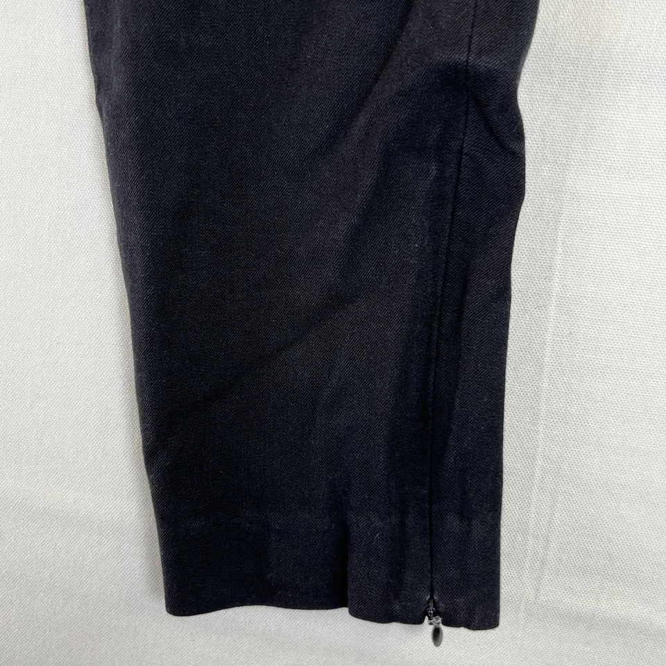 Pantalones de vestir para mujer Banana Republic negros ajustados al tobillo talla 8 Foto 2 de 4