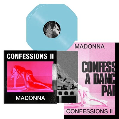 MADONNA Confessions II TIK TOK BABY BLUE 12'' VINYL LP NEW Limited Edition