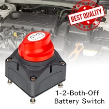 12V-24V 300A Battery Disconnect Switch Car RV Marine Boat Isolator Cut Off