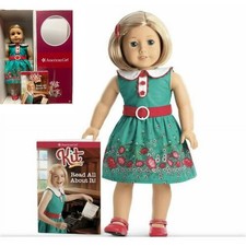 American Girl 18" KIT KITTREDGE Doll  Book, Blonde Hair - Blue Eyes New in Box