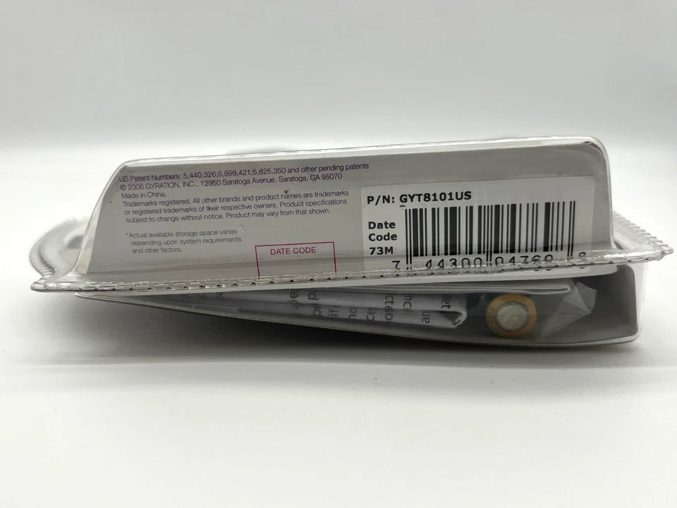 RARE NEW OLD STOCK Retro Gyration GyroTransport PRO Air Mouse Controller 2006 - Image 4 of 4