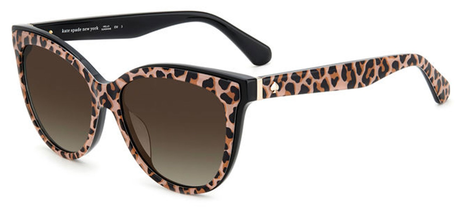Occhiali da Sole Kate Spade DAESHA/S LEOPARD PATTERN/BROWN SHADED 56/16 donna