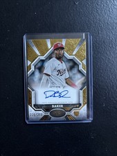2025 Topps Tier One Breakout Auto On-Card Darren Baker Rookie Nationals /299