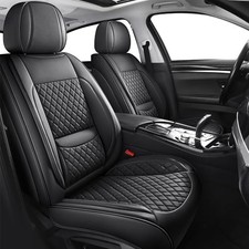 Seat Covers Full Coverage,Waterproof Car Seat Covers Full 5PCS Full Set Black