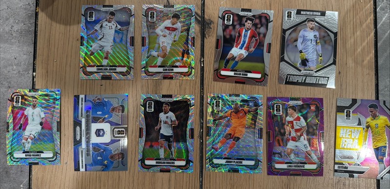 2026 Panini Prizm FIFA World Cup Lot Silver RC #/99 Estevao Morgan Rogers -12psc