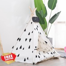 Mooipet Pet Teepee Tent Dog Cat Bed Cushion Washable