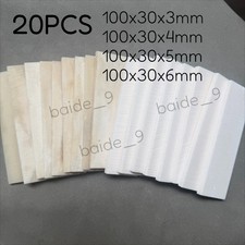 20PCS 100x30x3mm Buffalo Bone Flat Blank Slice 100x30x4mm 100x30x5mm 100x30x6mm