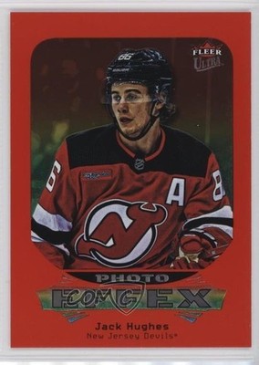 2024-25 Upper Deck Fleer Ultra Photo Effex Red 83/99 Jack Hughes #PE5OF30 4z8