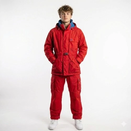 North Sails Unisex Foul Weather Rain Suit Red Small - product listing photo