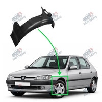 Radlauf StoßStange Locaro Vorne Links FüR Peugeot 306 1993 - 2001