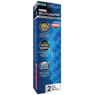Fluval Bio Max Foam 406/407 2 pack