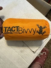 Survival Frog Tact Bivvy Emergency Sleeping Bag Lightweight Orange